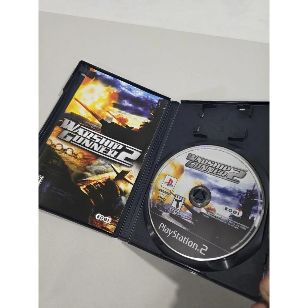 Warship Gunner 2 PS2 COMPLETE CIB (Sony PlayStation 2, 2006) Koei Sim